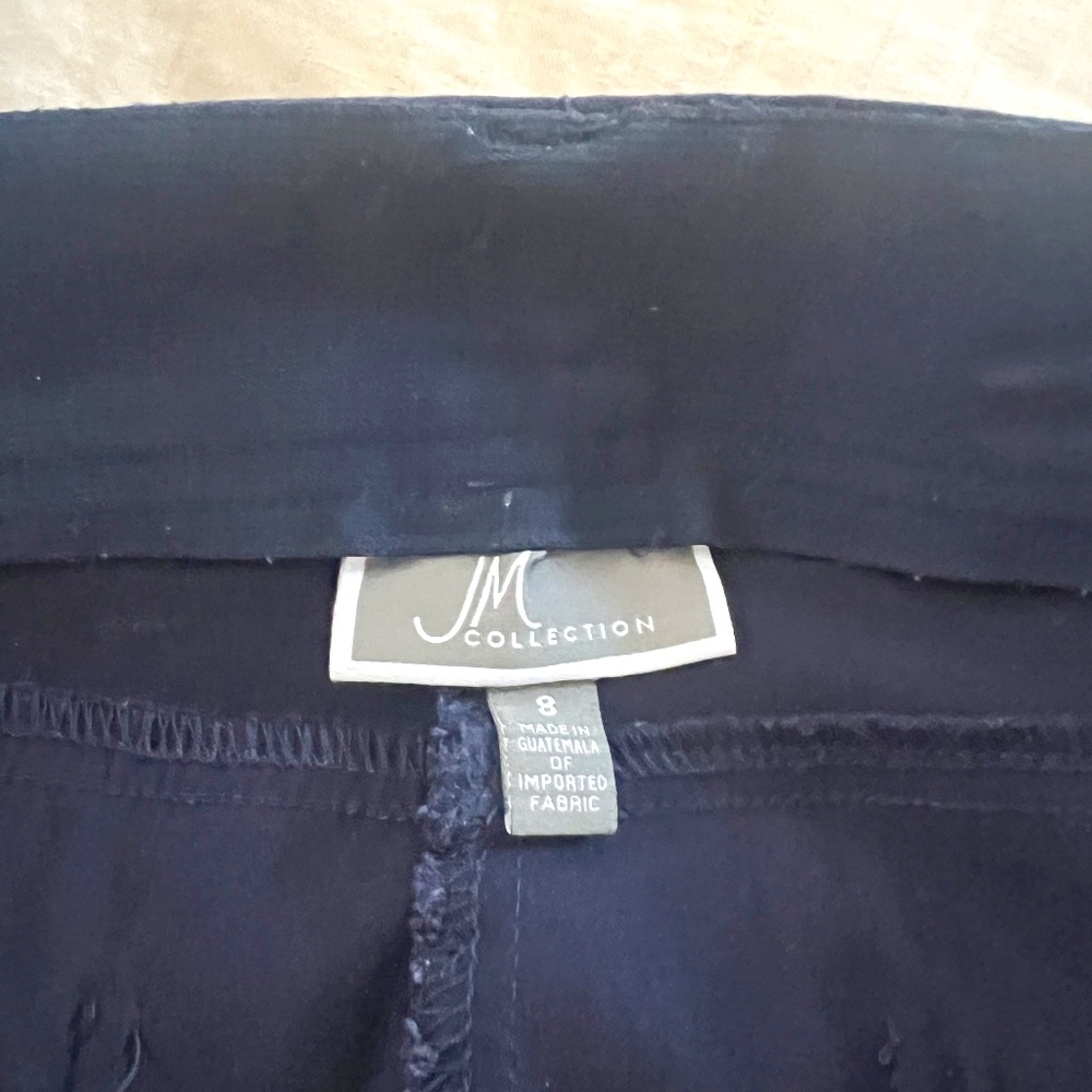Women's JM Collection - Macy's, Blue stretch polyester jean, size 8
